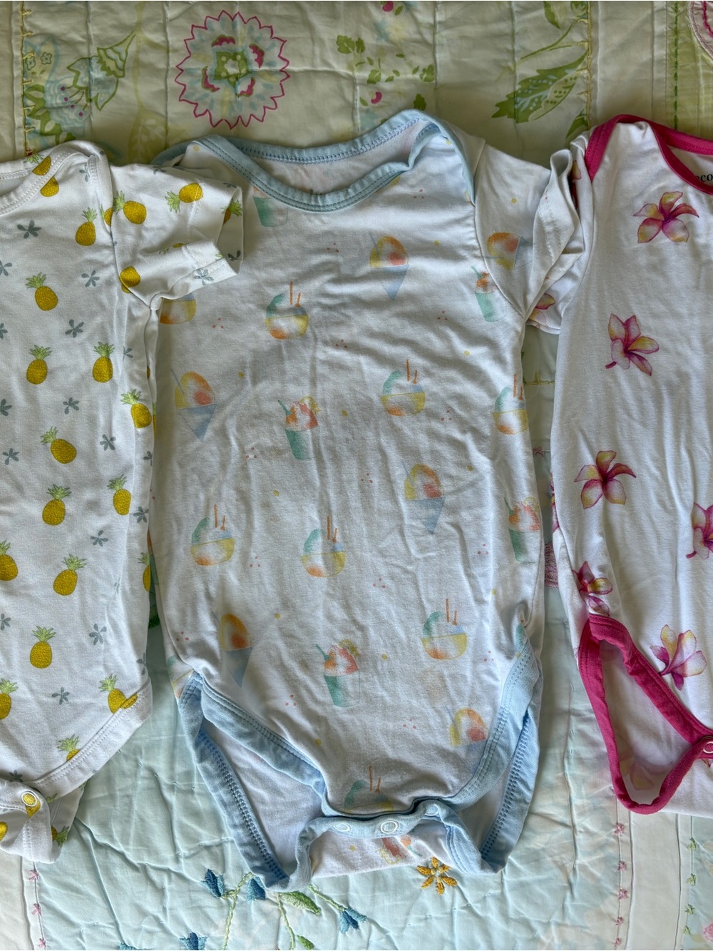Baby Lightweight Short-Sleeve Bodysuit in Light Blue - Pack Essential